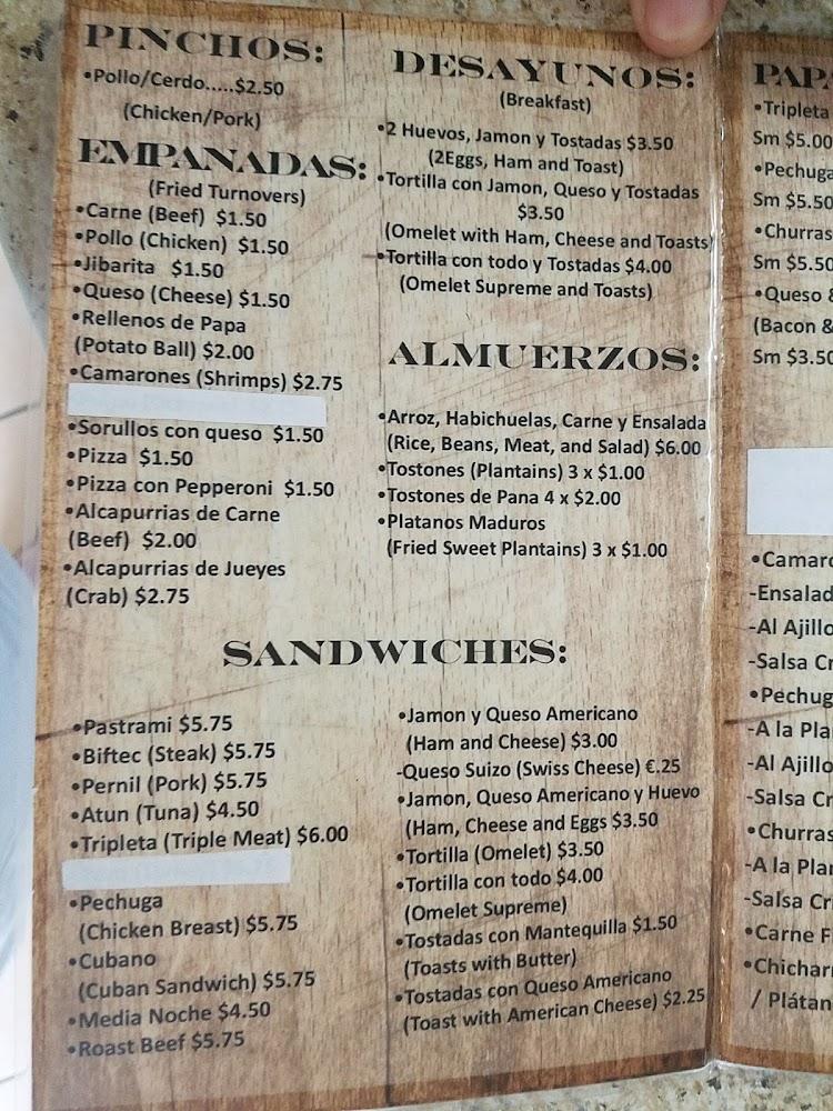 Papi Pincho "Como Tu Boricua" Menu image 4