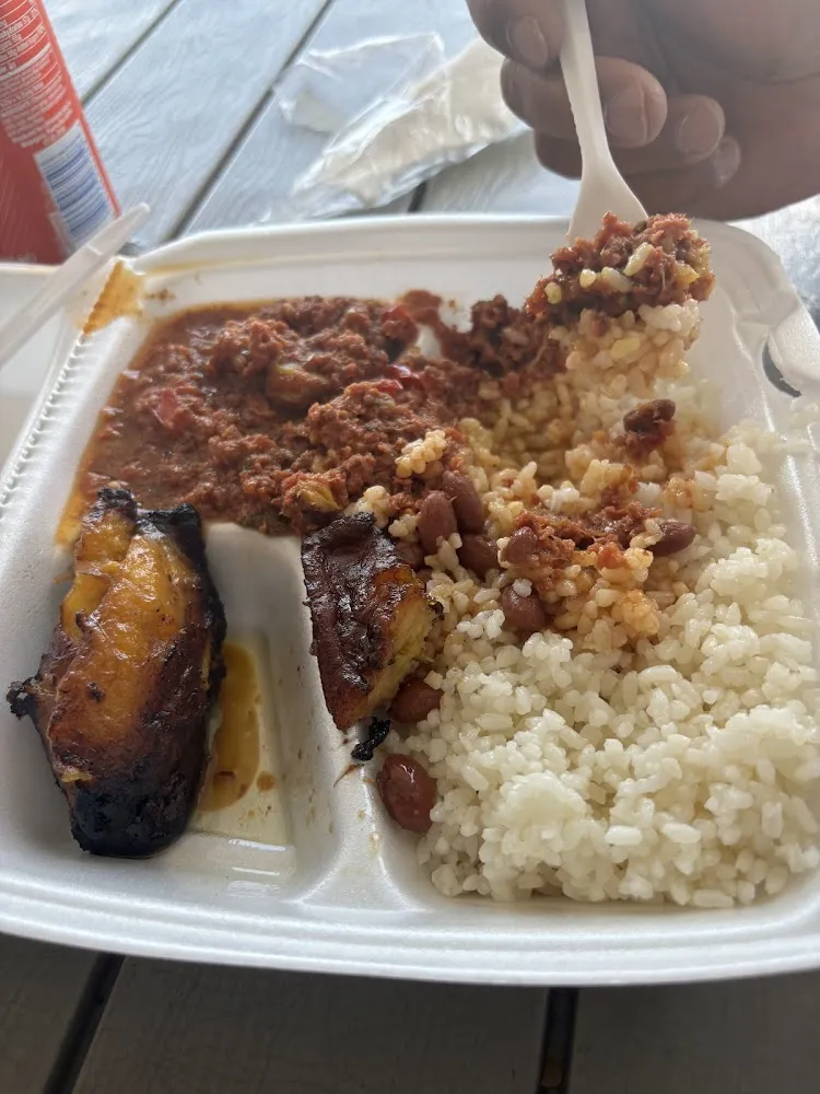 White Rice and Corned Beef